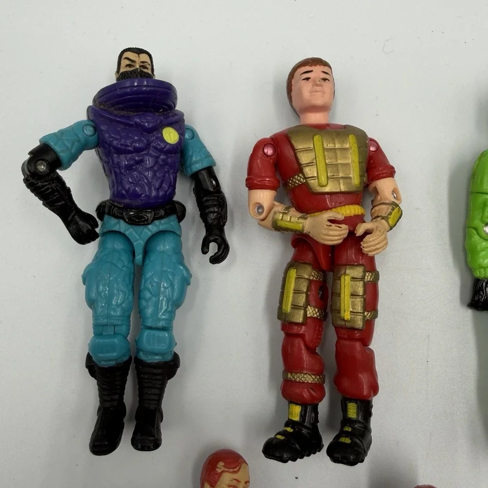 Vintage G.I. Joe Star‎ Brigade Lot PREDACON Cobra Commander Payload Black Star